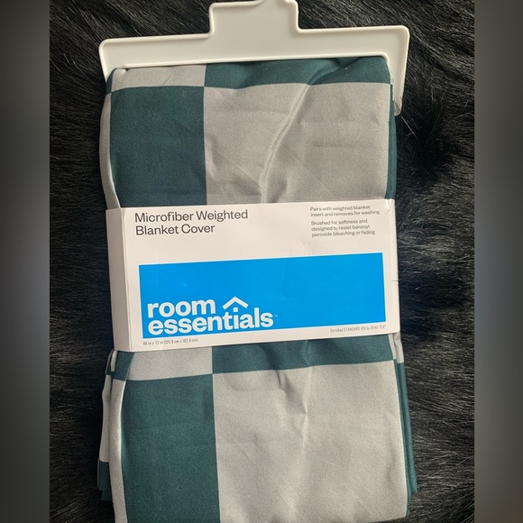 Room Essentials Bedding Nwt Room Essentials Green Checkered